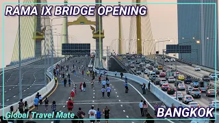 Opening NEW Rama IX Bridge Bangkok - Walking the Highway 🇹🇭 Thailand