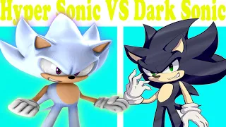 Friday Night Funkin'  Hyper  Sonic VS   Dark Sonic (FNF Mod/Hard) (Sonic.EXE/Fleetway)