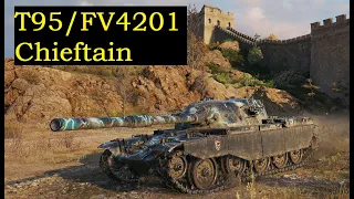 T95/FV4201 Chieftain. 10.9k dmg, 7 kills. World of Tanks Top Replays.