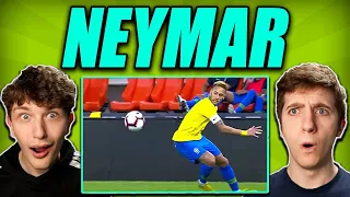 Americans React to Neymar Jr The Most Creative & Smart Plays!