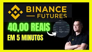 BINANCE FUTURES ALAVANCANDO 20× EM 5 MINUTOS