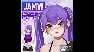 Live2D Model for Vtuber 'JAMVI ' ShowCase