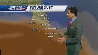 Thicker Saharan Dust on the way