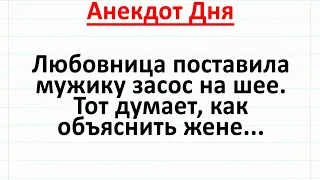 Любовница и Засос на Шее у Мужа. Анекдот Дня для для повышения настроения! #анекдоты #юмор