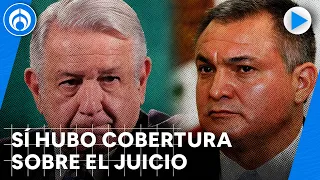 Desmienten a AMLO: "juicio de García Luna tuvo una cobertura millonaria"