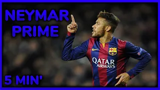 NEYMAR PRIME IN 5 MINUTES | Neymar JR Prime Skills Goals