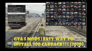 GTA 5 Mods | How to install 200 CarPack!!! (2020)