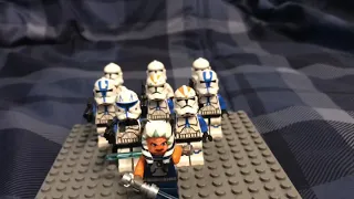 LEGO Star Wars The Clone Wars Season 7 Custom 332nd Troopers and Custom Ashoka Tano