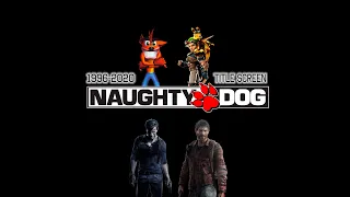 All title screen games Naughty Dog (1996-2020)