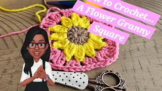 How to Crochet... A Flower Granny Square
