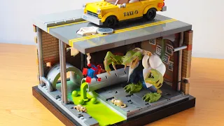 Lego Spider-man vs The Lizard MOC