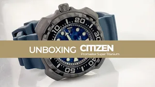 UNBOXING | Citizen Promaster Super Titanium