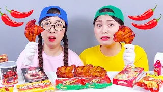 Poulet Épicé Aux Nouilles Feu Mukbang DONA