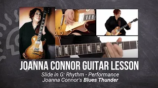 🎸 Joanna Connor Blues Guitar Lesson - Slide in G: Rhythm - Performance - TrueFire