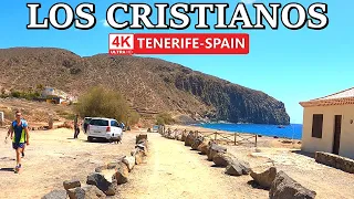 TENERIFE - LOS CRISTIANOS | Tour of several Places with Gorgeous Weather ☀️ 4K Walk ● April 2024