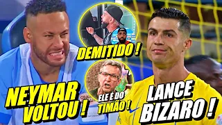 ARABIA CHOCADA! NEYMAR SURPREENDE A TODOS ! CR7 FAZ LANCE INACREDITÁVEL ! GABIGOL FORA DO FLA E...