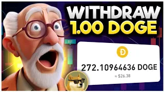 Withdraw 1.00 Free Dogecoin Every 60 Seconds | Free Dogecoin Mining Site 2024 (no investment)