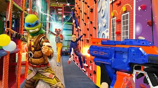 Nerf War/Amusement Park Battle 3 (Nerf First Person Shooter)