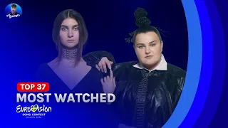 Eurovision 2024: Top 37 MOST WATCHED