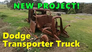 NEW Project! 1933-1935 Dodge Truck Race Car Transporter Salvage