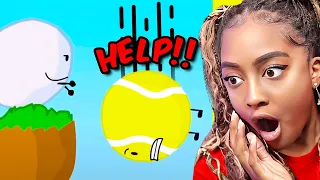 Snowball is so MEAN!! | Reacting to BFDI [3]