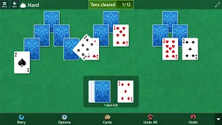 Microsoft Solitaire Collection: TriPeaks - Hard - August 4, 2023