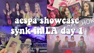 vlog ☆ aespa showcase in LA day 1