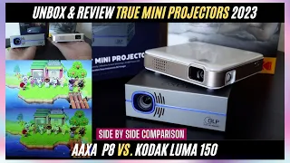 Unbox & Review: Kodak Luma 150 Wireless Portable Projector & AAXA P8 Mini Smart Projector