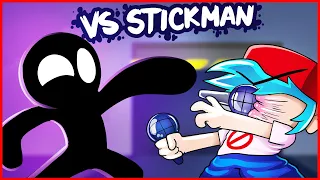 STICKMAN VS BOYFRIEND ANIMATION - FRIDAY NIGHT FUNKIN