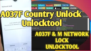 Samsung A037F & M Network Unlock Unlocktool 100% By Mcc