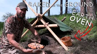 I Baked Bread in a HOLE! | Wilderness Cooking | WILD YEAST