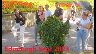 First Edinburgh bushman ever. Bushman Prank. Another first for Bushman UK.