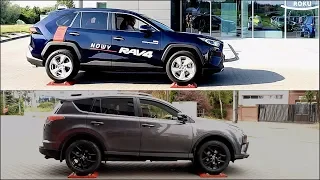 SLIP TEST - Toyota RAV4 AWD - gen V vs gen IV - @4x4.tests.on.rollers