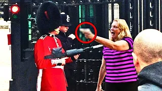 Woman Annoys Royal Guard, But What She Didn't Know Was That His Revenge Is Priceless