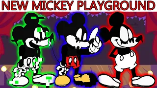 New FNF Character Test | Gameplay Vs Playground| Mickey Mouse | Pibby FNF | Glitch Mickey Mouse FNF