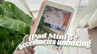 iPad Mini 5 + accessories unboxing! ✨ | my first ever unboxing video