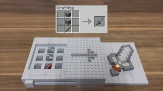 How to Build Lego Minecraft Crafting Table | WORKING