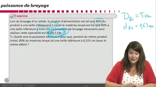 OUM1 - poudres 9 : EXERCICE puissance de broyage