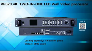 Huidu Controller VP620 TWO-IN-ONE LED Wall processor controller Video tutorial