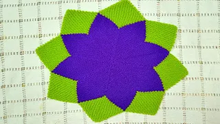 कमल को फूल जैसा दिखने वाला पायदान बनाए बिल्कुल ही आसान तरीके से।। Doormat new design।।Tablemat