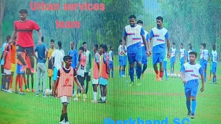 कट्टे की टक्कर match- urban Services-05 vs Jharkhand SC-02....🤟  आज का kadak friendly match tha..⚽