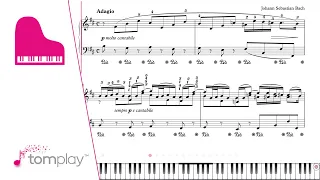 Bach: Organ Sonata No. 4 in E minor, BWV 528 - II. Andante - Piano Sheet Music