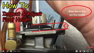 Float Height: Inspection and adjustment the RIGHT & WRONG way! Demo on: YZ250F