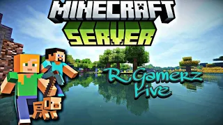 Minecraft Public SMP Anyone Can Join Pocket Edition/ JAVA | Playing With Subscriber #rgamerzlive