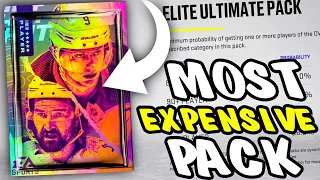 REALLY EA!? OPENING THE MOST EXPENSIVE PACK IN NHL HUT HISTORY! NHL 22 ELITE ULTIMATE PACK + CONTENT