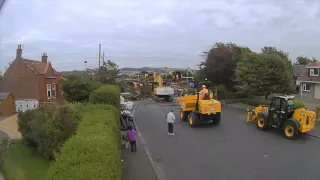 Hillhouse Road Bridge replacement timelapse