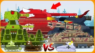 Fight for the Christmas tree - Cartoons about tanks