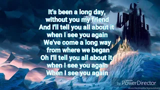 See you again by Wiz Khalifa ft. Charlie Puth (8D MUSIC with LYRICS)