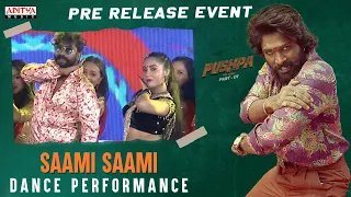 Saami Saami Dance Performance | Pushpa Pre-Release Event | Allu Arjun,Rashmika | DSP | Sukumar