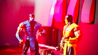 MORTAL KOMBAT- Sub Zero vs Scorpion - Action Video- Stop Motion Animation